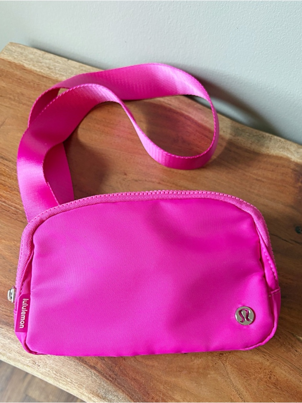 ♥️💖 Lululemon Everywhere Belt Bag 1L Sonic Pink Long Strap Bum Bag EUC